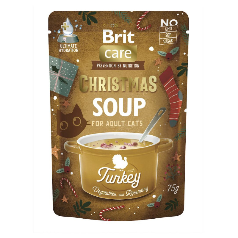 Brit Care Cat Christmas Selection Soups 15x75 g