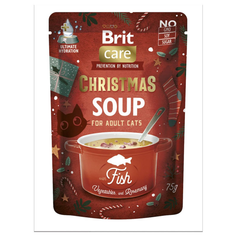 Brit Care Cat Christmas Selection Soups 15x75 g