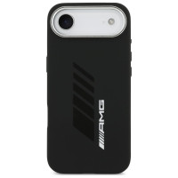 Mercedes AMG Silicone Oversize Rhombs MagSafe Case for iPhone Air - Black