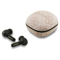 Guess 4G Classic Metal Logo TWS ENC Headphones - Pink