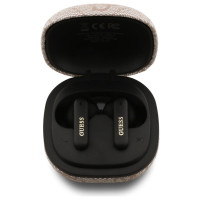 Guess 4G Classic Metal Logo TWS ENC Headphones - Pink