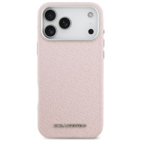 Karl Lagerfeld FW Stamped Karl MagSafe Case for iPhone 17 Pro Max - Pink