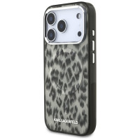 Karl Lagerfeld IML Leopard Pattern MagSafe Case for iPhone 17 Pro - Brown