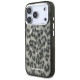 Karl Lagerfeld IML Leopard Pattern MagSafe Case for iPhone 17 Pro - Brown
