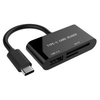 Gembird MEMORY READER USB-C SD/COMBO UHB-CR3-02 GEMBIRD