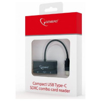 Gembird MEMORY READER USB-C SD/COMBO UHB-CR3-02 GEMBIRD