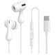 Baseus Encok CZ20 In-Ear Wired USB-C Headphones - White