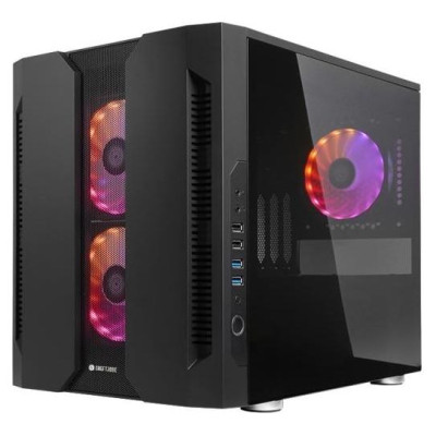 Chieftec Case|CHIEFTEC|micro ATX/Mini-ITX|Black|Cube|PC|GM-02B-OP
