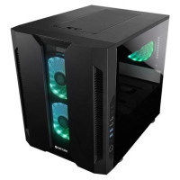 Chieftec Case|CHIEFTEC|micro ATX/Mini-ITX|Black|Cube|PC|GM-02B-OP