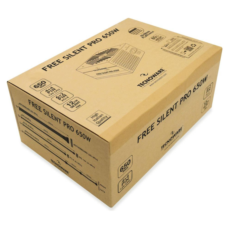 Tecnoware Power Supply|TECNOWARE|ATX|PC|180 - 264 V|650 W|FAL651FSP12