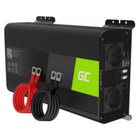 Green Cell Strāvas pārveidotājs Green Cell Car Power Inverter Converter 12V to 230V 1000W/ 2000W Pure sine
