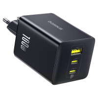 Baseus EnerFill FE11 100W Wall Charger 2 x USB-C + USB-A - Black