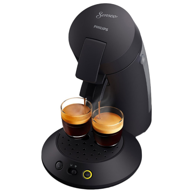 Philips SENSEO Original Plus kafijas spilventiņu automāts, melns - CSA210/61