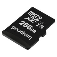 Goodram Microcard 256 GB micro SD XC UHS-I class 10 memory card, SD adapter (M1AA-2560R12)