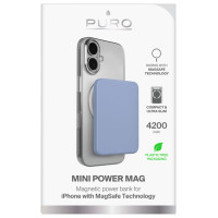 Puro Powerbank Puro 4200mAh ultracienki kompatybilny z MagSafe USB-C - niebieski