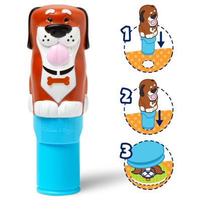 Melissa & Doug Uzlīmju grāmata MELISSA Sticker WOW! Aktivitā&scaron;u komplekts &ndash; Suns