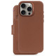 Decoded Leather Detachable Wallet MagSafe Case with Wallet for iPhone 16 Pro Max - Brown