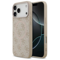 Guess 4G Ring Classic Logo MagSafena iPhone 17 Pro Max Case - Pink