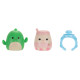 Squishmallows SQUISH-A-LONGS figūriņas, 2-paka necaurspīdīgā iepakojumā, 2,5&nbsp;cm