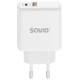 Savio Lādētājs SAVIO Wall Charger 20 W 1&times; USB-A, 1&times; USB-C