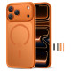 Tech-Protect Magpeak MagSafe CC Case for iPhone 17 Pro - Orange