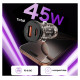 Tech-Protect CC01 45W 2-Port USB-A / USB-C Car Charger - Black