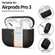 Tech-Protect Silicone Case for AirPods Pro 3 - Black