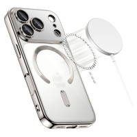 Tech-Protect MagFlex MagSafe Case for iPhone 17 Pro Max - Clear Silver
