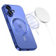 Tech-Protect MagFlex MagSafe Case for iPhone 17 - Clear Navy Blue