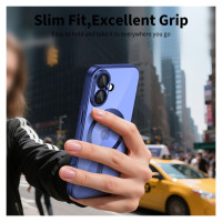 Tech-Protect MagFlex MagSafe Case for iPhone 17 - Clear Navy Blue