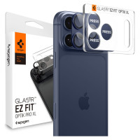 Spigen Optik Pro XL Camera Lens Glass for iPhone 17 Pro Max - Navy Blue