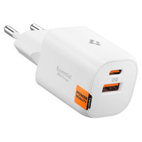 Spigen Essential EE352EU USB-C / USB-A 35W Wall Charger - White