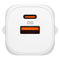 Spigen Essential EE352EU USB-C / USB-A 35W Wall Charger - White