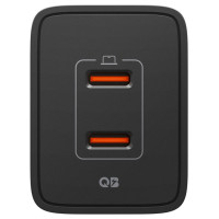 Spigen Essential EE472EU 2-port USC-C 47W wall charger - black