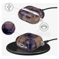 Tech-Protect Lamano case for AirPods 4 - brown and purple