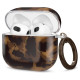 Tech-Protect Lamano case for AirPods 4 - brown and black