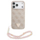 Guess 4G Strap Triangle Logo MagSafe Case for iPhone 17 Pro Max - Pink