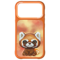 Nimmy Big Eyed Pet 2.0 Raccoon case for iPhone 17 Pro Max - orange