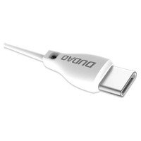 Dudao USB Type C 2.1A 1m white cable (L4T 1m white)