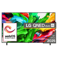 LG TV Set|LG|86"|4K/Smart|3840x2160|Wireless LAN|Bluetooth|webOS|Black|86QNED85A3C