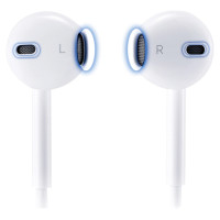 Dudao X14+ Wired In-Ear Headphones with Lightning Connector 1.2m - White