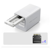 Orico 8848U4 DAS Series 4-Bay M.2 NVMe SSD Disk Array - White