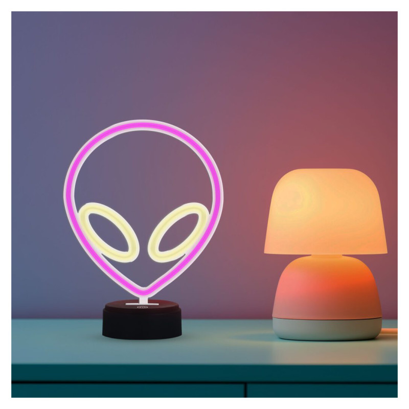 Manta SNL86PK Style Neon Lights UFO Pink