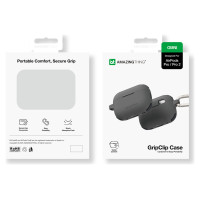 Amazingthing Omni Case for AirPods Pro 2 Silicone Case - Black