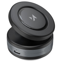 Wozinsky WUSQ-01 Car Holder with Qi Charger Compatible with MagSafe - Black