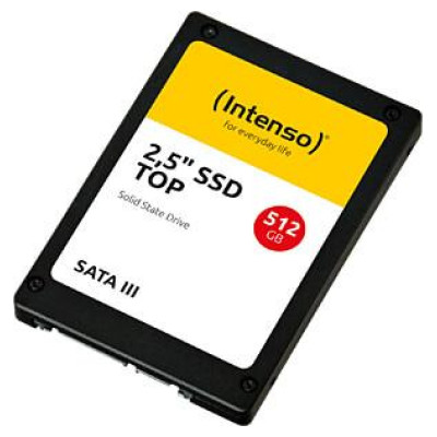 Intenso SSD|INTENSO|512GB|SATA 3.0|SLC|Write speed 500 MBytes/sec|Read speed 520 MBytes/sec|2,5"|3812450