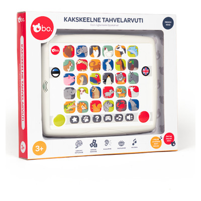BO. Educational Toy - Bilingual Tablet (Estonian lang.)