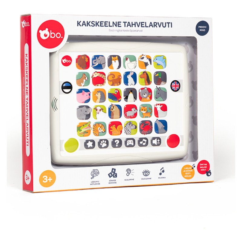 BO. Educational Toy - Bilingual Tablet (Estonian lang.)