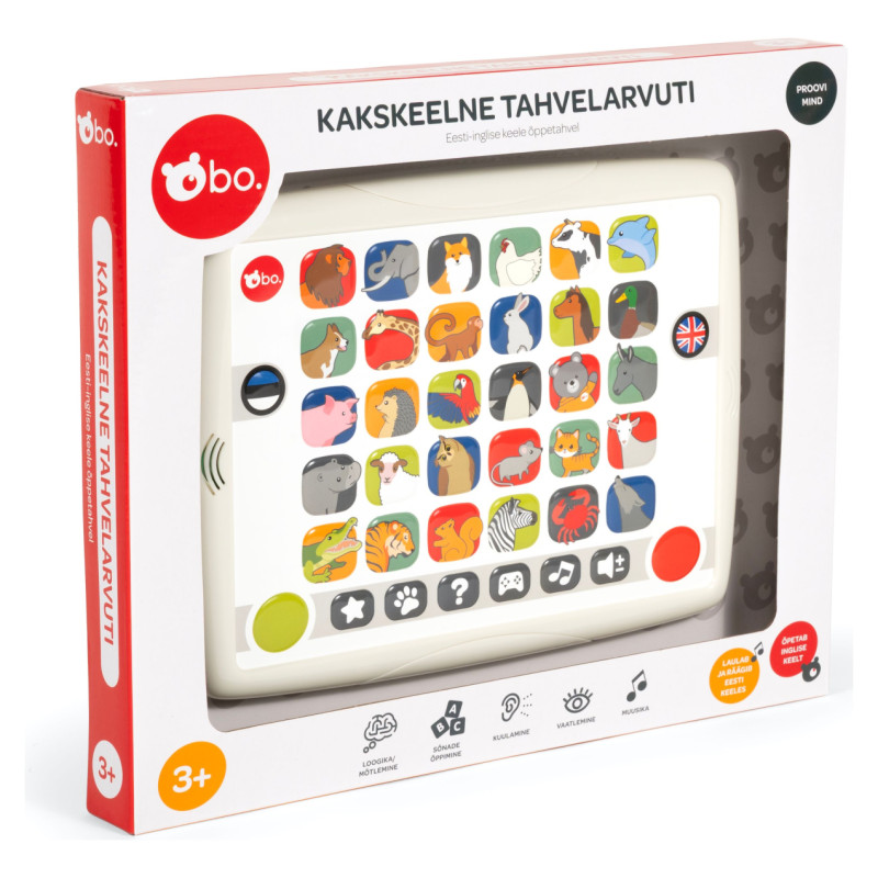 BO. Educational Toy - Bilingual Tablet (Estonian lang.)