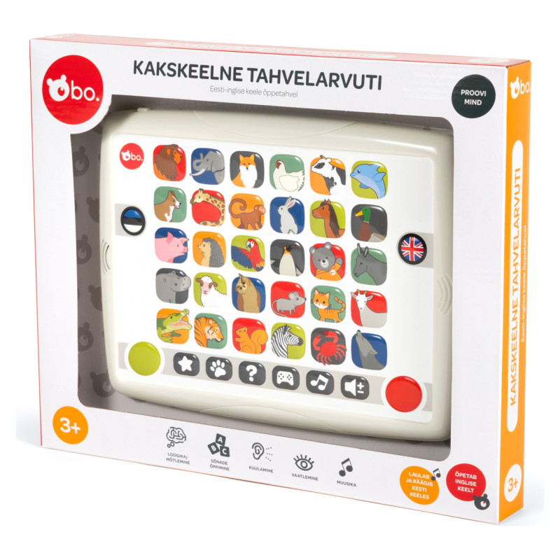 BO. Educational Toy - Bilingual Tablet (Estonian lang.)